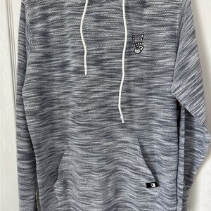 Gray Patterned Woman’s Hoodie